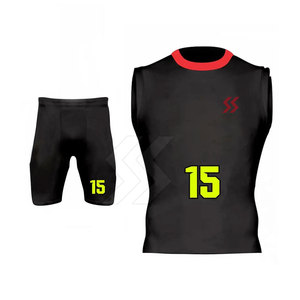 Vente chaude Meilleur design 7 sur 7 drapeau Football uniforme Logo personnalisé vêtements de sport 7 sur 7 uniforme en différentes couleurs - Product Image 3