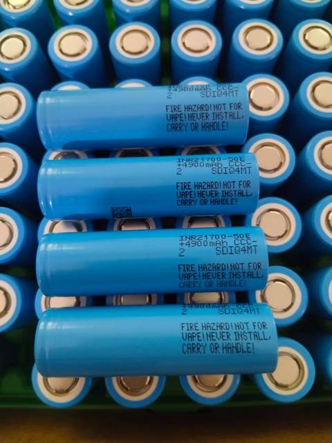 Samsung INR21700 50E 5000mAh Lithium-ion Battery Cell for Battery Pack Assembly OEM/Wholesale