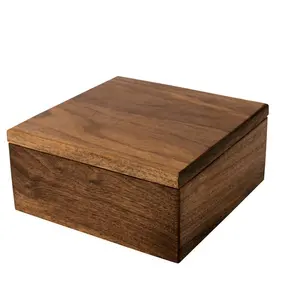 Wooden Box Card Valentine's Day Gift Couple Atmosphere Gift Wooden Craft Box for customized size cheap price