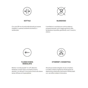 Innova 400 2.21 kW Inverter Termoconvettore Airleaf SL Ventilconvettore Sistema HVAC per Uso Domestico - Product Image 3