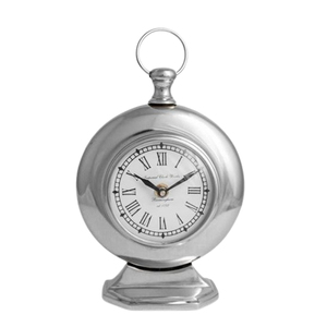 Crochet suspendu brillant poli aluminium métal haute qualité moderne mouvement à Quartz horloge de Table romaine bureau horloge de Table - Product Image 1