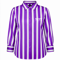 Chemise boutonnée formelle pour femmes NCNW, chemise tissée pour tous les jours, chemise à col pour femmes, chemise habillée à boutons sur le devant