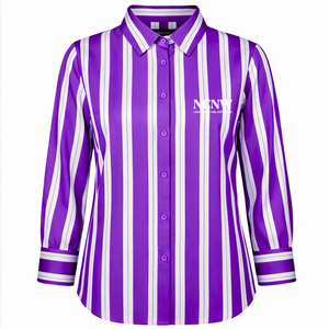 Camisa Formal con Botones de la Hermandad NCNW, Camisa Tejida Informal para Mujer, Camisa con Cuello para Mujer, Camisa de Vestir con Botones Delanteros - Product Image 1