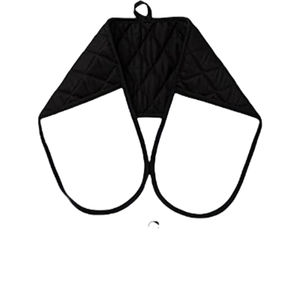 Guantes de silicona antideslizantes para horno, resistentes al calor Manoplas de algodón con estampado a cuadros, 2 uds. - Product Image 3