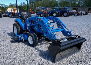 Tractor Cortacésped Industrial de Grado Superior 2025 L S con Cargador Frontal e Implementos de Retroexcavadora, Motor Diésel, Caja Recolectora de Césped de 250L - Product Image 3