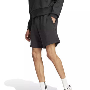 Short de survêtement gris personnalisé pour hommes adultes pantalons de jogging d'entraînement de gymnastique active avec taille élastique tissu éponge en molleton de coton doux - Product Image 2