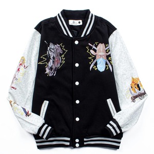 Custom Puffer Varsity <b>Baseball</b> <b>Jacket</b> with Embroidery Canvas Fabric Front Logo Winter Ready Customizable - Product Image 1