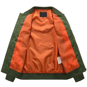Haute qualité Ma1 moto Bomber veste pour hommes vert aviateur pilote épais et mince hiver toile grande taille 8XL - Product Image 2