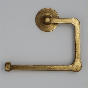 Vintage Bronze Wall Mounted Toilet Paper Holder With Carved Trim Artisan Handcrafted Designed For Decorative - Product Image 6