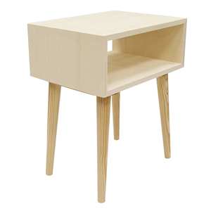 Consolle WELL HOME Design Mercury Senza Vernice, Dimensioni 40x30x50cm - Product Image 4