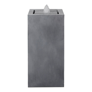 Fuente Rectangular de Aluminio Personalizada para Patio Exterior, con Conexión Eléctrica, Gran Venta 2026 - Product Image 1