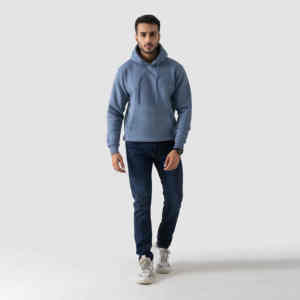 Sudadera con Capucha de Forro Polar Largo, con Logotipo Frontal, para Hombre, Invierno 2026, Servicio OEM Personalizado - Product Image 1