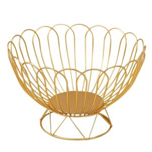 Vantage Panier de rangement moderne pour fruits, avec revêtement en poudre dorée, pour la décoration de la maison et la cuisine, utilisation pour les fêtes - Product Image 3