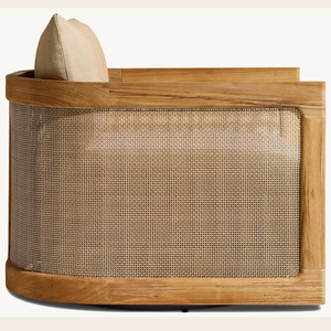 Sillón individual en oferta para exteriores, para jardín o playa, para relajarse, con un estilo moderno y resistente a la intemperie. - Product Image 3