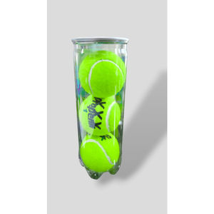 2.5 pouces 100% balle de tennis en fibre de laine synthétique bon caoutchouc pour le divertissement sportif d'entraînement intérieur et extérieur - Product Image 1