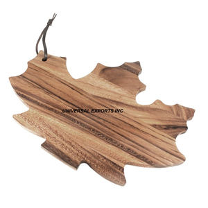 Planche à découper ronde en bois naturel fini à la main Planche à fromage en bois de haute qualité - Product Image 4