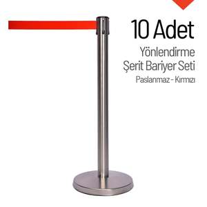 10 Piezas de Barreras Direccionales de Acero Inoxidable para Control de Acceso - Product Image 1