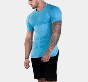 เสื้อยืดผู้ชายป้องกันเหงื่อกันเหงื่อสำหรับวิ่งไมโครโมดอลโลโก้ที่กำหนดเอง - Product Image 4