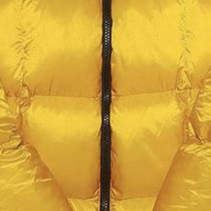 Fabricant OEM ODM, veste bomber d'hiver pour homme, faible MOQ, streetwear, designs jaunes et noirs, veste imperméable coupe-vent à capuche - Product Image 1