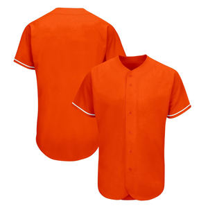 Ropa Deportiva de Béisbol y Sóftbol al por Mayor, Transpirable, con Cuello en V, de Poliéster, de Alta Calidad, Personalizable, para Entrenamiento al Aire Libre - Product Image 3