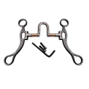 Western Horse Bit en forma de U Mullen Boquilla Acero inoxidable Alemán Plata Curb Bit Durable Personalizable Western Riding Bits - Product Image 1
