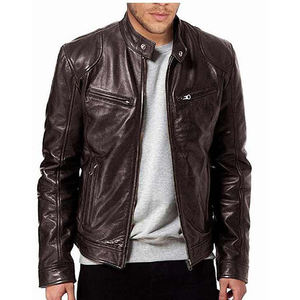 Veste en cuir de course de moto unisexe OEM Factory Direct coupe-vent de haute qualité, fermeture éclair imprimée, capuche amovible pour toutes les saisons - Product Image 1