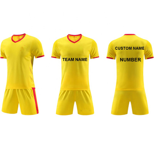 Camisetas de fútbol de manga corta baratas de alta calidad 2025-26 conjunto de uniforme completo con logotipo personalizado 100% poliéster transpirable de secado rápido - Product Image 2