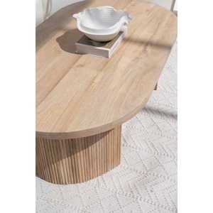 Table basse ovale en bois Kimberly - Product Image 5