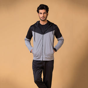 Conjunto Deportivo de Invierno para Hombre, 100% Algodón de Alta Calidad, Sudadera con Capucha y Cordón, Pantalones, Transpirable, Precio Bajo, Talla Adulto - Product Image 5