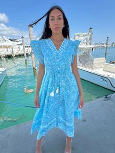 ชุดเดรสคลุมเข่าสไตล์โบฮีเมียนชุดเดรสปักลายศิลปะผ้าลินินคุณภาพสูงแบบดั้งเดิมยูเครนโบราณสวยงาม - Product Image 2