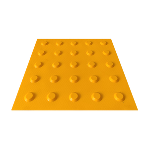 Baldosa de Goma Táctil Minimalista Amarilla de 30x30cm para Uso en Pisos Exteriores - Product Image 2