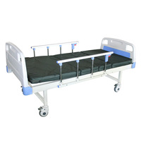 Fabricant chinois de lits d'hôpital, nouveau design, lit d'hôpital manuel multi-styles, lit d'hôpital en métal à double manivelle pour soins intensifs
