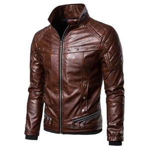Fashion Designs <b>Boys</b> Classic Biker Jacket Motorcycle Pu Faux Leather Jacket <b>for</b> Men's <b>blazer</b> Masculine Slim Fit Leather Coat - Product Image 6