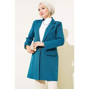 Chaqueta Blazer De Un Solo Botón Petrol - Product Image 1