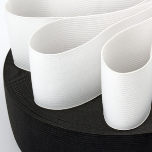 Cinta Elástica de Poliéster Tejida, Cintura Elástica de Color Sólido con Ribete de Espiga de 2 cm para Prendas, Bolsos y Zapatos - Product Image 3