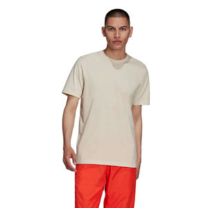 Top nueva llegada hombres 100% algodón antiarrugas camisetas de manga corta estampado sólido Streetwear Fitness algodón transpirable - Product Image 1