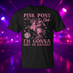 T-shirt rose mignon pour filles, idéal pour les clubs, les discothèques et les promotions de clubs équestres pour enfants - Product Image 3