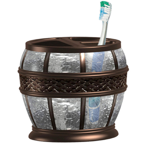 Porte-brosse à dents en métal ISleek avec tasse Design moderne parfait pour le stockage polyvalent de la salle de bain commandes en gros aux prix de gros - Product Image 6