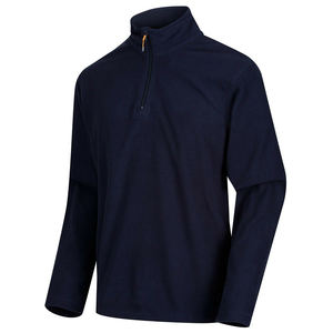 Good Quality <b>Mens</b> <b>Quarter</b> <b>Zip</b> Sweatshirt Navy Blue Stand Collar Full Sleeve Outdoor Pullover Comfortable Stylish <b>Men</b> - Product Image 5