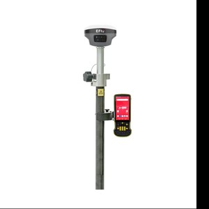 Récepteur GNSS RTK IMU Laser F8L avec compensation d'inclinaison multi-constellations pour système de positionnement et d'arpentage, alimenté, gris - Product Image 1