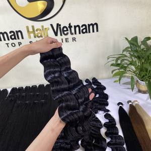 Tissage en lot de cheveux humains, vente en gros, paquets de cheveux brésiliens bon marché, cuticules vierges alignées, Extensions de cheveux humains - Product Image 6