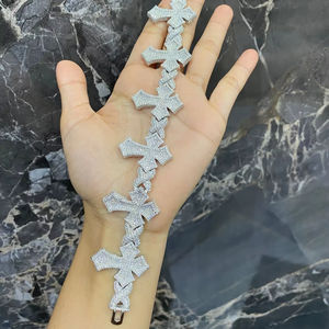 สร้อยข้อมือเงินแท้ 925 คุณภาพสูง ประดับเพชรโมอิสซาไนต์ VVS1 รูปดอกไม้ ดีไซน์คลาสสิก สวยหรู เหมาะสำหรับทุกเพศ เป็นของขวัญสุดพิเศษ - Product Image 1