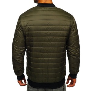 2024 Latest Men's <b>Parka</b> Bomber <b>Jacket</b> <b>Waterproof</b> Canvas Stand Collar Ski Streetwear with Embroidery Logo Cotton Baseball <b>Jacket</b> - Product Image 3