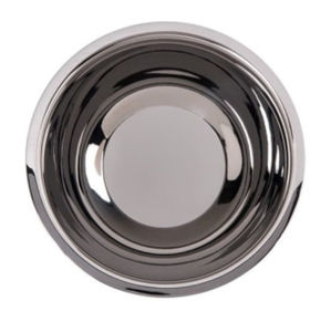 Bol à fruits en métal bol en acier inoxydable à pieds courts avec fourchettes pour les collations aux fruits pour servir la crème glacée - Product Image 4