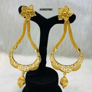 <b>Long</b> Gold <b>Necklace</b> Fashion Pendant <b>Necklace</b> Collection Designs for Sale - Product Image 2