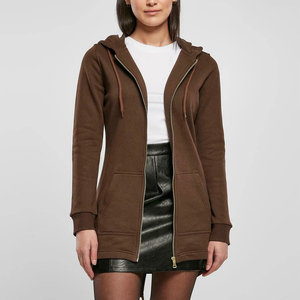 Unisex de alta calidad Graphic Essentials Sudadera con capucha de algodón de gran tamaño de peso pesado cuello alto cremallera sudaderas con capucha cortas para mujer - Product Image 6