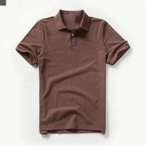 Polo de lujo para hombre con mezcla de algodón suave, costuras duraderas, antiarrugas, telas que absorben la humedad, ideales para uso en exteriores - Product Image 4