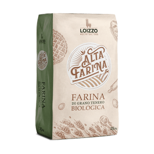Harina Multiusos BIO Molini Loizzo 25 kg de Alta Calidad en Bolsa de Papel para Pan, Sin Aditivos, Lista para Cocinar - Product Image 1