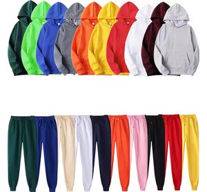 2024 New Tech ensemble de survêtement en polaire de couleur unie pour hommes Logo personnalisé taille XL pour l'entraînement d'hiver - Product Image 5