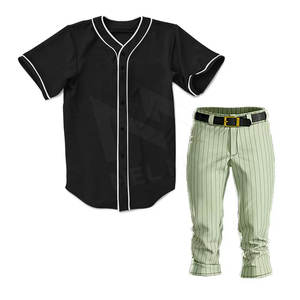 Uniforme de béisbol de diseño personalizado, novedad, logotipo personalizado, ropa deportiva de poliéster 100% de alta calidad, transpirable, antibacteriano - Product Image 4